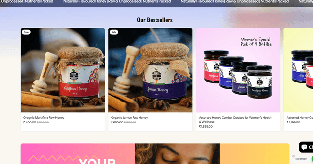 Bees and Bites Organic Honey