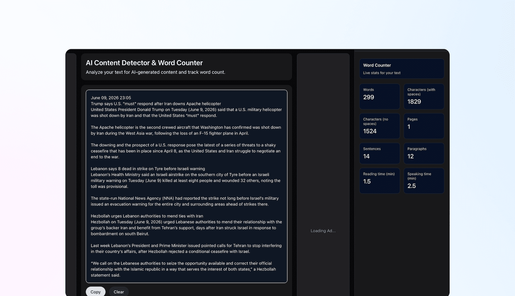 CountWords AI