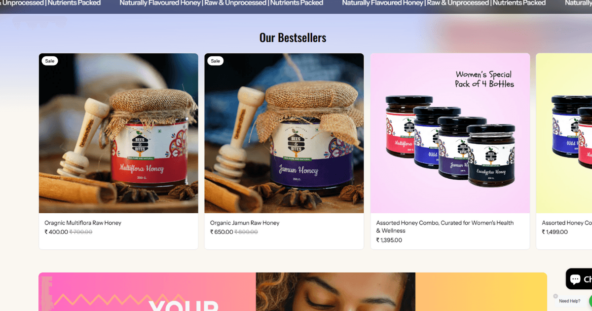 Bees and Bites Organic Honey